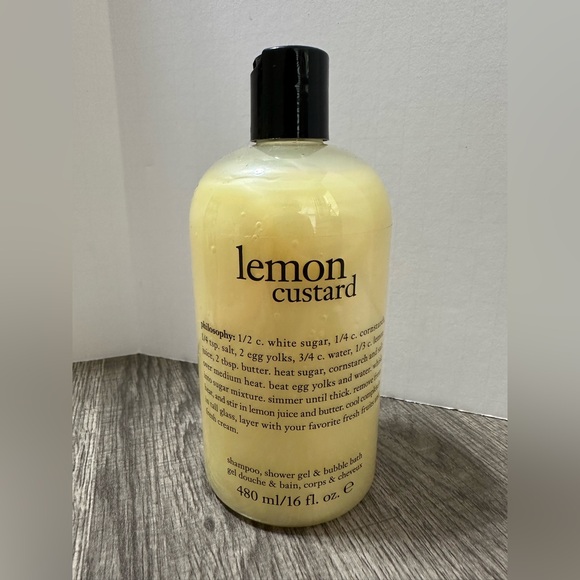 Philosophy Other - Philosophy Lemon Custard Shampoo, Shower Gel & Bubble Bath 16fl.oz.